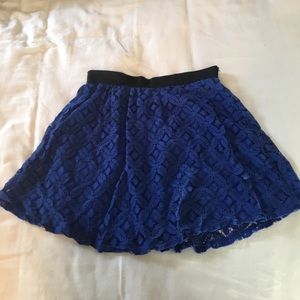 Dark blue skirt
